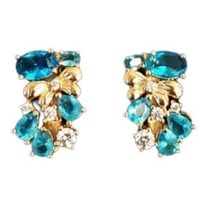 Ecolvant Gold Plated Earrings